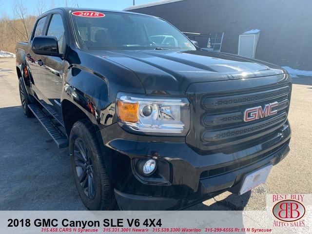 2018 GMC Canyon SLE V6 4X4 Crew Cab 