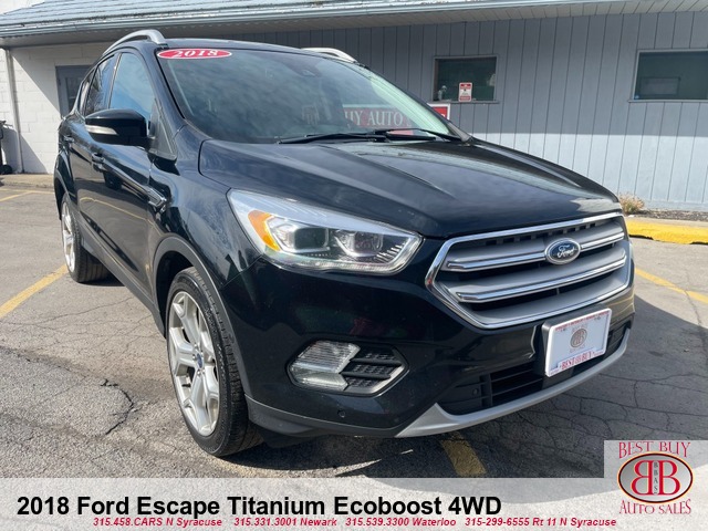 2018 Ford Escape Titanium Ecoboost 4WD