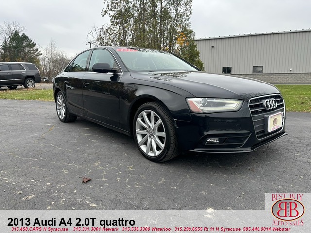 2013 Audi A4 2.0T Sedan quattro Tiptronic