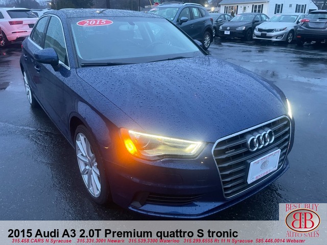 2015 Audi A3 2.0T Premium quattro S tronic