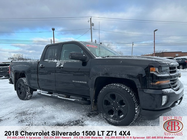 2018 Chevrolet Silverado 1500 LT Z71 4X4 Double Cab 