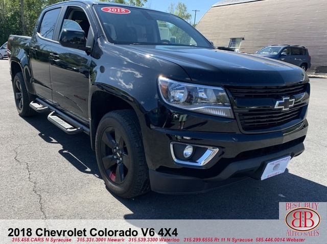 2018 Chevrolet Colorado LT V6 4X4 Crew Cab Long Box