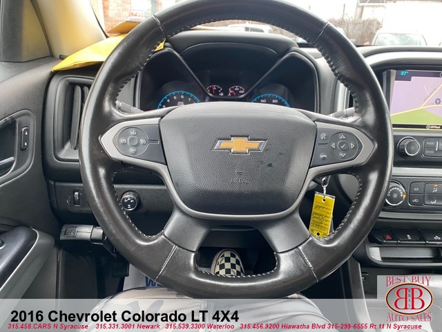 2016 Chevrolet Colorado LT 4X4 Crew Cab 