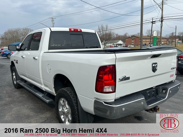 2016 RAM 2500 Big Horn Hemi 4X4 Crew Cab