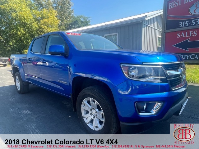 2018 Chevrolet Colorado LT V6 4X4 Crew Cab Long Box