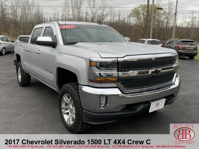 2017 Chevrolet Silverado 1500 LT 4X4 Crew Cab 