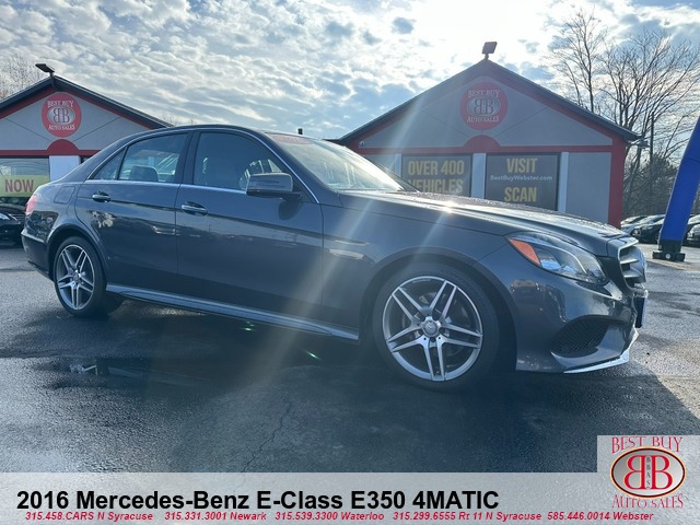 2016 Mercedes-Benz E-Class E350 4MATIC