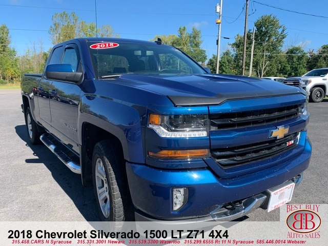 2018 Chevrolet Silverado 1500 LT Z71 4X4 Double Cab 