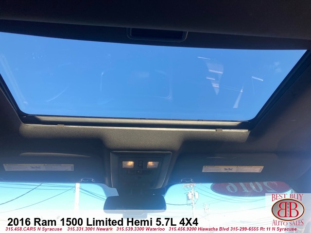 2016 RAM 1500 Limited Hemi 5.7L Crew Cab 4X4