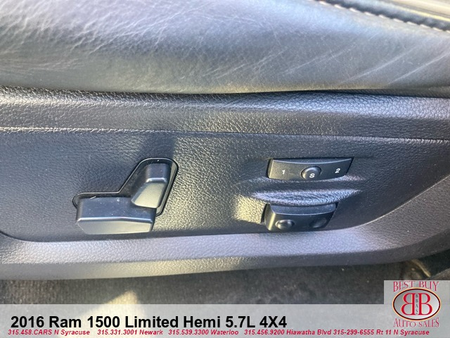 2016 RAM 1500 Limited Hemi 5.7L Crew Cab 4X4