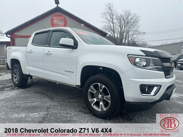 2018 Chevrolet Colorado Z71 V6 4X4 Crew Cab Short Box