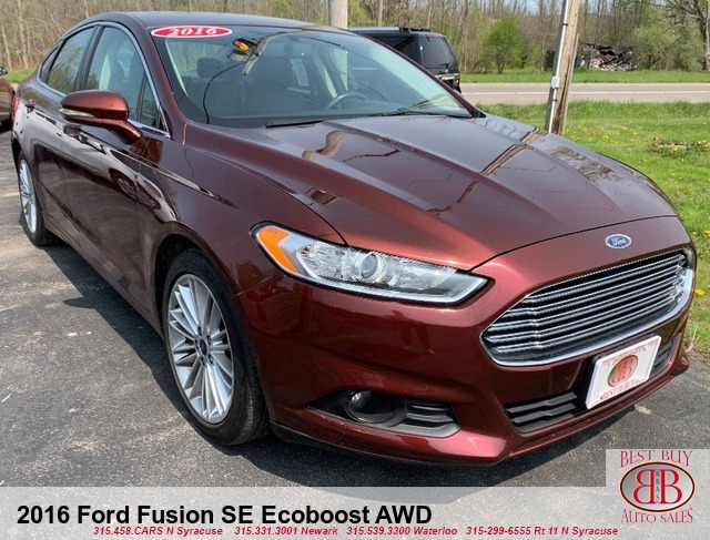 2016 Ford Fusion SE Ecoboost AWD
