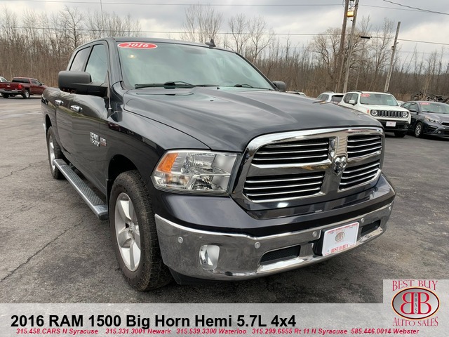 2016 RAM 1500 Big Horn 4X4 Crew Cab SWB 