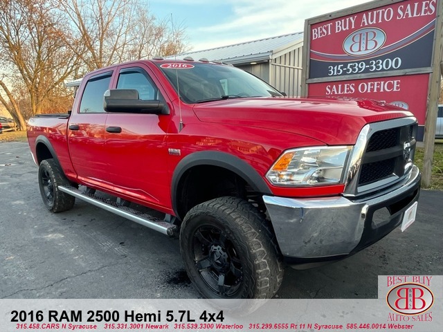 2016 RAM 2500 Tradesman Hemi 5.7L 4X4 Crew Cab SWB