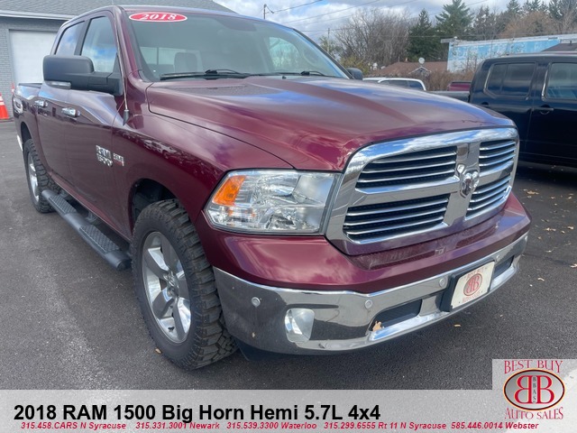 2018 RAM 1500 Big Horn Hemi 5.7L Crew Cab 4X4