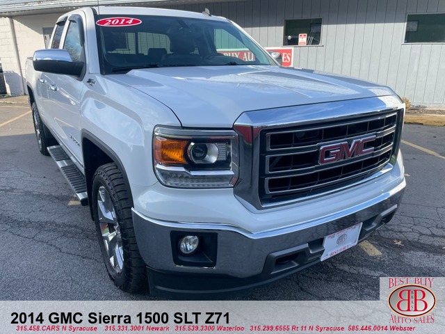 2014 GMC Sierra 1500 SLT Z71 4X4 Ext. Cab INCOMING