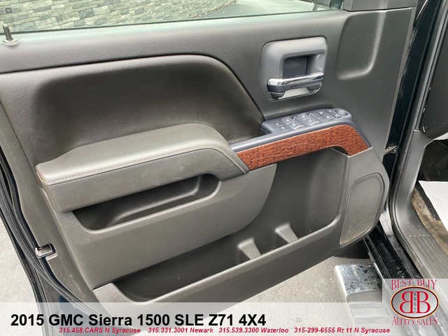 2015 GMC Sierra 1500 SLE Z71 4X4 Crew Cab