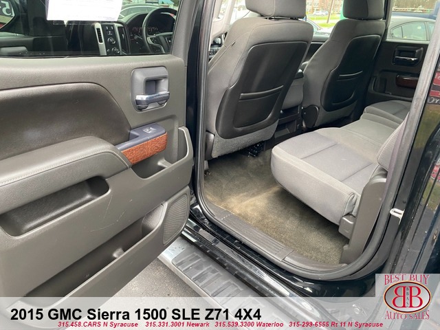 2015 GMC Sierra 1500 SLE Z71 4X4 Crew Cab