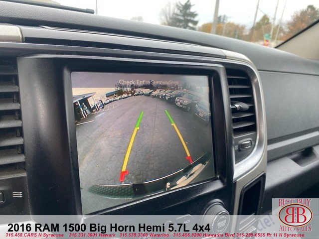 2016 RAM 1500 Big Horn Hemi 5.7L 4x4 Crew Cab SWB 