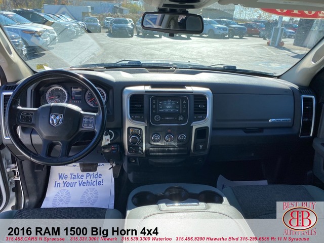 2016 RAM 1500 Big Horn Hemi 5.7L Quad Cab 4X4