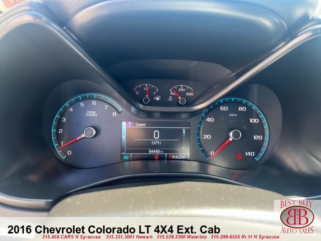 2016 Chevrolet Colorado LT 4X4 Ext. Cab 