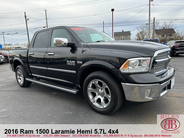 2016 RAM 1500 Laramie Hemi 5.7L 4x4 Crew Cab SWB 