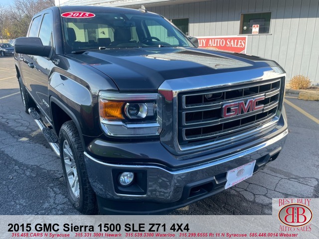 2015 GMC Sierra 1500 SLE Z71 4X4 Crew Cab