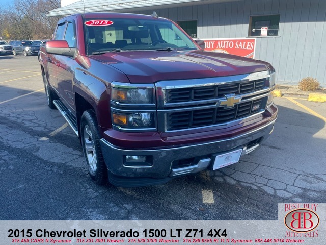 2015 Chevrolet Silverado 1500 LT Z71 4X4 Crew Cab 