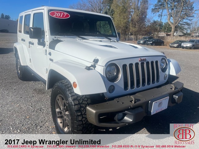 2017 Jeep Wrangler Unlimited 4X4 