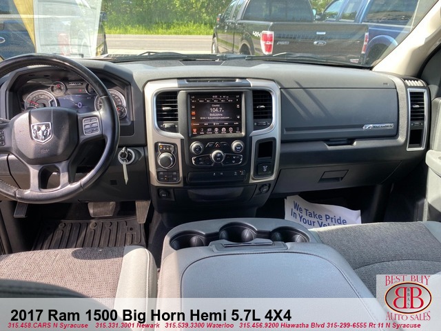 2017 RAM 1500 Big Horn 5.7L Hemi Quad Cab 4WD