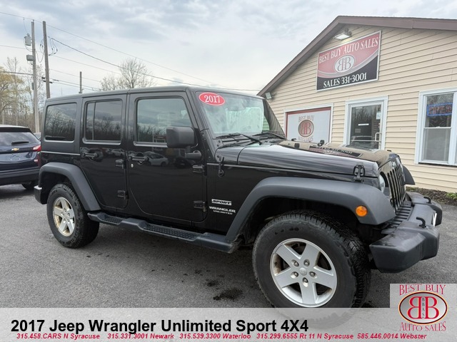 2017 Jeep Wrangler Unlimited Sport 4X4 INCOMING