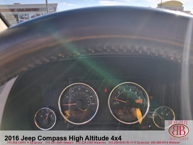 2016 Jeep Compass High Altitude 4X4