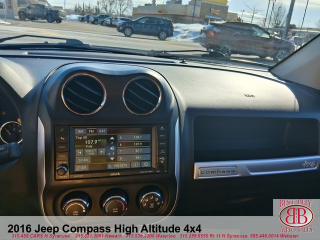 2016 Jeep Compass High Altitude 4X4