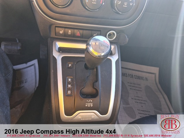2016 Jeep Compass High Altitude 4X4