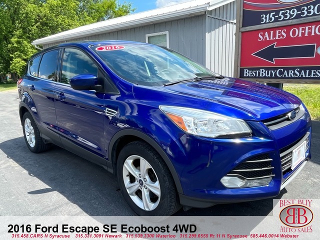 2016 Ford Escape SE Ecoboost 4WD