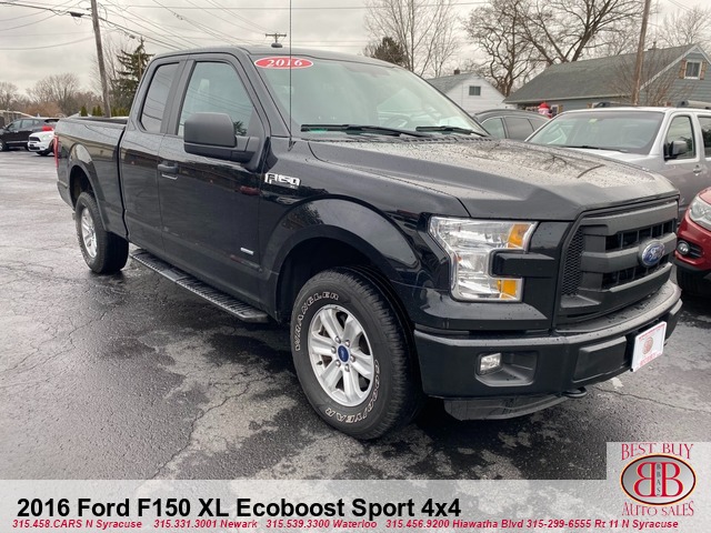 2016 Ford F-150 XL SPORT Ecoboost 4X4 SuperCab 6.5-ft. 