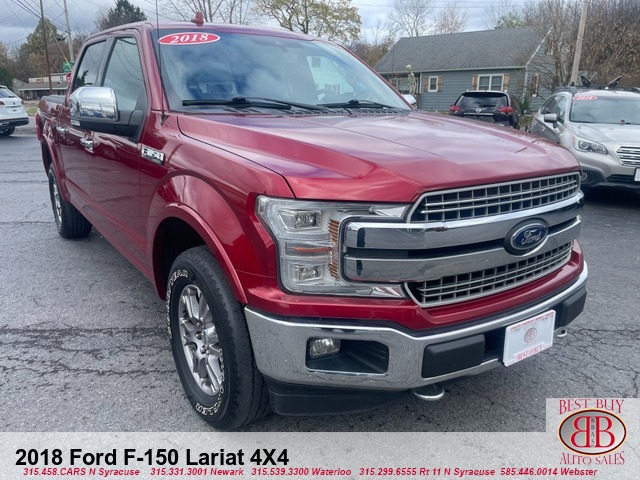 2018 Ford F-150 Lariat 4X4 SuperCrew 5.5-ft. Bed 