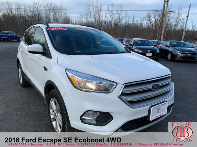 2018 Ford Escape SE Ecoboost 4WD