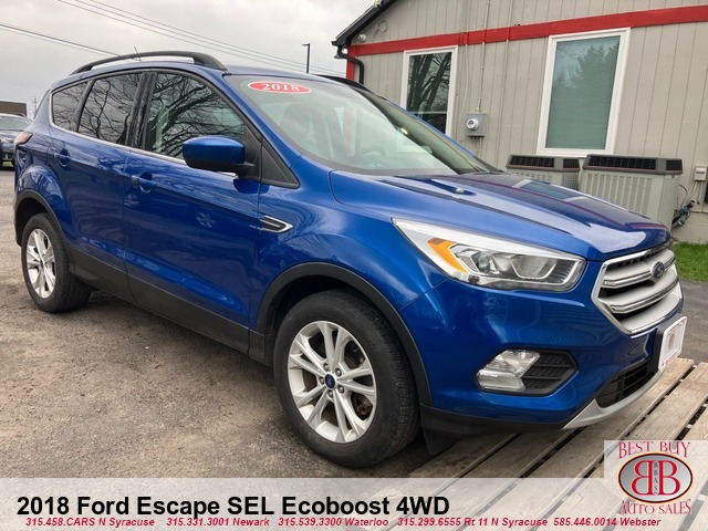 2018 Ford Escape SEL Ecoboost 4WD